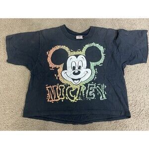 Cropped Mickey Mouse One Size Fit All Vintage